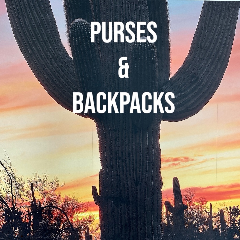 Purses, totes, bags and backpacks